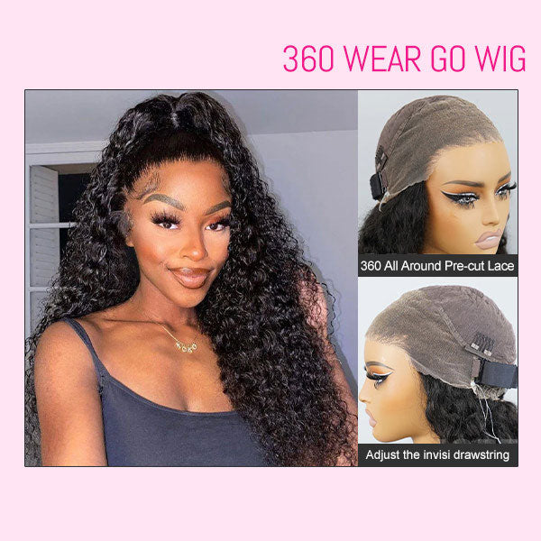 360 Wear Go Glueless Wig: Natural Look and Effortless Style