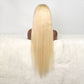 DORIMY 613 100% Human Hair Gold Wig 16-40Inch Straight 13x6 transparent lace Wigs for Women