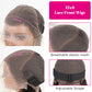 DORIMY 180% Density Natural Black Hair Color 16-40Inch 13x6 Smooth Straight Lace Frontal Wig For Woman