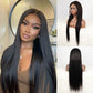 DORIMY 180% Density Natural Black Hair Color 16-40Inch 13x6 Smooth Straight Lace Frontal Wig For Woman