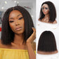 DORIMY 1B Black 13x4 Bob Straight Hair 10-14Inch 180 Density 100% Human Hair Wigs Small Curly hair Lace Frontal Wig For Woman