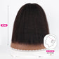 DORIMY 1B Black 13x4 Bob Straight Hair 10-14Inch 180 Density 100% Human Hair Wigs Small Curly hair Lace Frontal Wig For Woman
