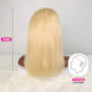 DORIMY Wig 613 Blonde Bob Hair Wig Human Hair Lace Frontal Wig Brazilian Straight Bob Wig Lace Front Human Hair Wig for Women