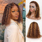 DORIMY Ombre Highlight 4/27 180%Density BOB short hair 10-14Inch Brown Lace Front 100% Human Hair Wigs 13×4 Curly Hair Lace Frontal Wig For Woman