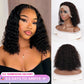 DORIMY Wig Short Bob Hair Wig Nature Black Human Hair Brazilian Curly Transparent 13x4 Deep Wave Lace Frontal Wigs For Black Women