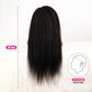 DORIMY 180% Density Natural Black Hair Color 16-34Inch Small Curly Hair Lace Frontal Wig For Woman