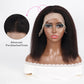 DORIMY 1B Black 13x4 Bob Straight Hair 10-14Inch 180 Density 100% Human Hair Wigs Small Curly hair Lace Frontal Wig For Woman