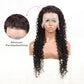 DORIMY 180% Density Natural Black Hair Color 16-34Inch Curly hair Lace Frontal Wig For Woman