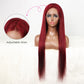 DORIMY 99j 13x6 Transparent Lace Front Wigs Human Hair Pre Plucked with Baby Hair 180 Density 16-34Inch Smooth Straight Lace Frontal Wig For Woman
