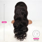 DORIMY 180% Density Natural Black Hair Color 16-34Inch Wavy Lace Frontal Wig For Woman
