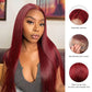 DORIMY 99j 13x6 Transparent Lace Front Wigs Human Hair Pre Plucked with Baby Hair 180 Density 16-34Inch Smooth Straight Lace Frontal Wig For Woman