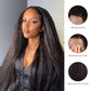 DORIMY 180% Density Natural Black Hair Color 16-34Inch Small Curly Hair Lace Frontal Wig For Woman