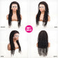 DORIMY 180% Density Natural Black Hair Color 16-34Inch Curly hair Lace Frontal Wig For Woman