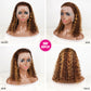 DORIMY Ombre Highlight 4/27 180%Density BOB short hair 10-14Inch Brown Lace Front 100% Human Hair Wigs 13×4 Curly Hair Lace Frontal Wig For Woman