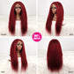 DORIMY 99J Burgundy Lace Front Wig Human Hair 16-34 Inch Small Curly 13x6 Human Hair Lace Front Wigs for Women
