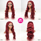 DORIMY 99j 13x6 Transparent Lace Front Wigs Human Hair Pre Plucked with Baby Hair 180 Density 16-34Inch Wavy Lace Frontal Wig For Woman