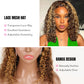 DORIMY Ombre Highlight 4/27 180%Density BOB short hair 10-14Inch Brown Lace Front 100% Human Hair Wigs 13×4 Curly Hair Lace Frontal Wig For Woman