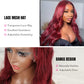 DORIMY 99j 13x6 Transparent Lace Front Wigs Human Hair Pre Plucked with Baby Hair 180 Density 16-34Inch Wavy Lace Frontal Wig For Woman
