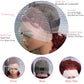 DORIMY 99J Burgundy Short Human Hair Wigs 10-14Inch 180%Density short hair Lace Front 100% Human Hair Wigs 13×4 Curly Lace Frontal Wig For Woman