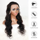 DORIMY 180% Density Natural Black Hair Color 16-34Inch Wavy Lace Frontal Wig For Woman