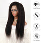 DORIMY 180% Density Natural Black Hair Color 16-34Inch Small Curly Hair Lace Frontal Wig For Woman