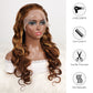 DORIMY 4/27 13x6 Transparent Lace Front Wigs Human Hair Pre Plucked with Baby Hair 180 Density brazilian Body Wave Natural Color Human Hair Wigs for Women