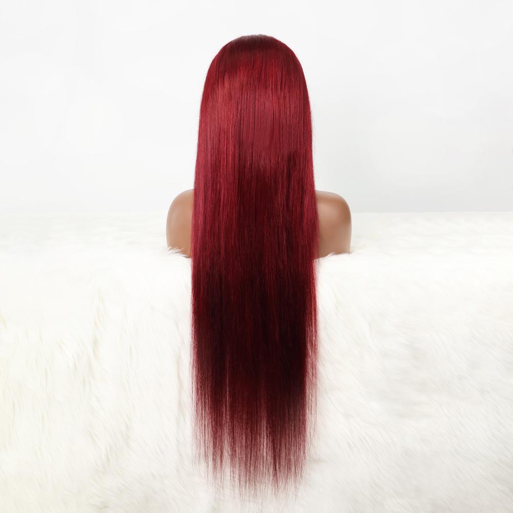 DORIMY 100% Human Hair Wigs 16-40Inch 180% density 13×6 Smooth Lace Straight  Frontal Wig For Woman